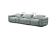 Diamante Italian Leather Power Home Theater Recliner Row