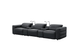 Diamante Italian Leather Power Home Theater Recliner Row