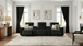 Diamante Italian Leather Power Home Theater Recliner Row