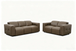 Ember Italian Leather Power Reclining Sofa and Loveseat Set