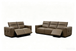 Ember Italian Leather Power Reclining Sofa and Loveseat Set