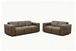 Ember Italian Leather Power Reclining Sofa and Loveseat Set