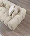 Lis Ivory Boucle LAF 115" Sectional
