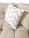 Lis Ivory Boucle LAF 115" Sectional