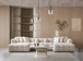 Ivy Sand Boucle Double Chaise 146" Sectional by Nova Furniture