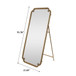 Full Length Mirror With Stand, Floor Standing Dressing For Bedroom - Antique Gold