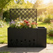 Tall Planter Raised Garden Bed With Trellis