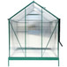 Polycarbonate house, Heavy Duty Outdoor Aluminum Walk-In House Kit With Rain Gutter, Vent And Door For Backyard Garden