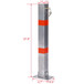 Square Parking Bollard Pole Barrier With Lock For Car Parking Protection And Home Garage Street Decor