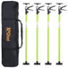 Adjustable Support Pole System For Drywalls And Cabinets With Carry Bag