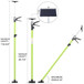 Adjustable Support Pole System For Drywalls And Cabinets With Carry Bag