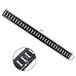 12 Pieces E Track Tie-Down Rail Kit For Trucks, Vans, Garages - Black
