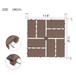 Plastic Interlocking Deck Tiles Patio Deck Tiles Waterproof Outdoor Use