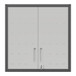 Metal Wall Mounted Tool Storage Cabinet With 2 Locking Doors, Adjustable Shelf, And Drawer