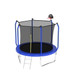 Trampoline With Basketball Hoop, Astm Approved Reinforced Type Outdoor Trampoline With Enclosure Net