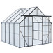 Double Door Polycarbonate house Raised Base And Anchor Aluminum Heavy Duty Walk In houses For Outdoor Backyard In All Season