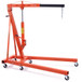 Hydraulic Engine Hoist With Lever, 2 Ton Capacity, Foldable Design For Auto Repair - Orange