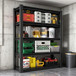 Industrial 5-Tier Adjustable Shelving Unit With Pegboard Heavy-Duty Storage