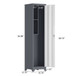 Broom Storage Cabinet Narrow Slim With Hooks And Shelves, Heavy-Duty