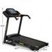 Foldable Treadmill With Incline For Home, Electric Running Machine With Speed Control, Pulse Monitor, 12 Training Programs - Black