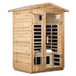 2 Person Far Infrared Old Fir Outdoor Sauna Room - Natural