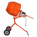 Portable Concrete Mixer With Etl Certificated Copper Motor, Electric Cement Mixer, 5.0 Cu. Ft. - Orange