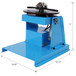 Portable Rotary Welding Positioner With 3 Jaw Lathe Chuck, 0 - 90° Turntable - Blue