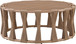 San Pietro - Aluminum Outdoor Patio Coffee Table - Natural