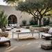 Portofino - Aluminum Outdoor Patio Coffee Table