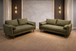 Vanti 2PC Living Room Set in Fabric