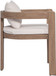 Newport - Water Resistant Fabric Upholstered Outdoor Patio Dining Chair