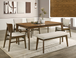 Rolstan Brown Dining Table 2308T-3663 by Crown Mark