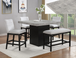 Sebastian Counter Height Gray Marble Table 2725T-4848 by Crown Mark