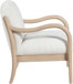 Helmsley - Performance Fabric Upholstered Accent Chair - Cream / Natural