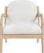 Helmsley - Performance Fabric Upholstered Accent Chair - Cream / Natural