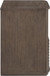 Morino - Oak Veneer And Solid Wood Nightstand - Brown