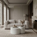 Imperia - Concrete Indoor / Outdoor Coffee Table - White