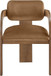 Cedra - Velvet Performance Fabric Upholstered Dining Chair (Set of 2) - Brown Frame