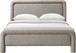 Baylor - Fabric With Interwoven Chenille Upholstered Bed