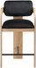 Cedra - Velvet Performance Fabric Upholstered Counter Stool - Natural Frame
