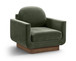 Diviento - Velvet Performance Fabric Upholstered Accent Chair