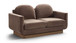 Diviento - Velvet Performance Fabric Upholstered Loveseat