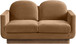 Diviento - Velvet Performance Fabric Upholstered Loveseat