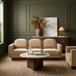 Diviento - Velvet Performance Fabric Upholstered Sofa
