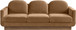 Diviento - Velvet Performance Fabric Upholstered Sofa