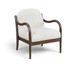 Helmsley - Performance Fabric Upholstered Accent Chair - Brown Frame