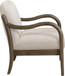 Helmsley - Performance Fabric Upholstered Accent Chair - Brown Frame