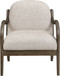Helmsley - Performance Fabric Upholstered Accent Chair - Brown Frame