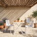 Marilla - Iron Outdoor Dining Table