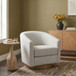 Modra - Performance Fabric Upholstered Swivel Accent Chair